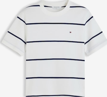 TOMMY HILFIGER - Camisa 'BOXY INTERLOCK' em branco: frente