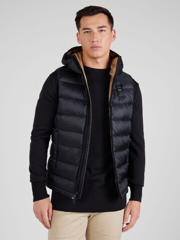 Gilet Blauer.USA en noir : devant