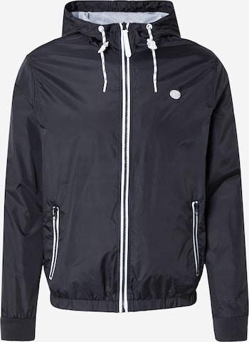 INDICODEPrijelazna jakna 'Grimes' - crna boja: prednji dio