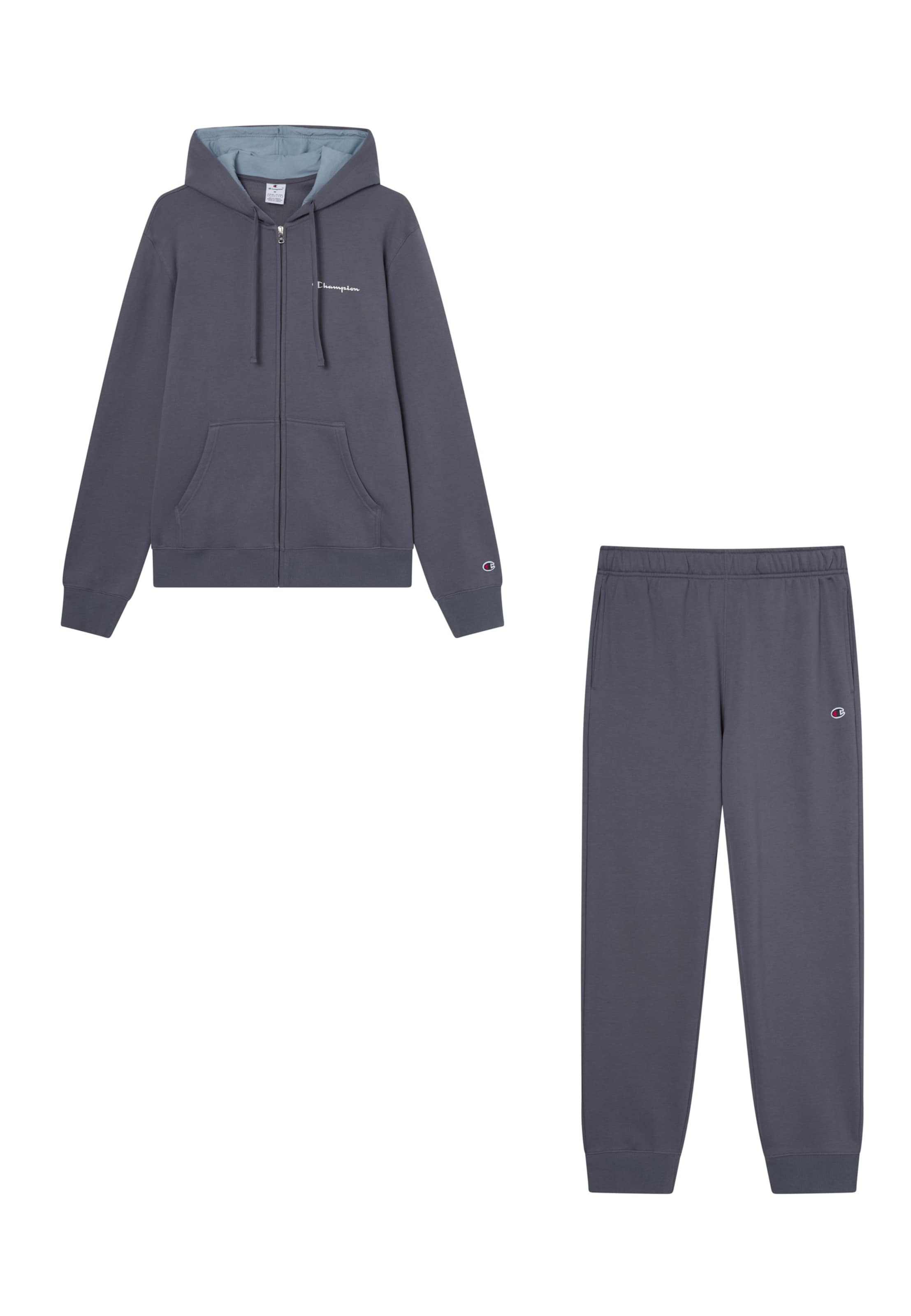 Champion Authentic Athletic Apparel Jogginganzug in Grau: Vorderseite