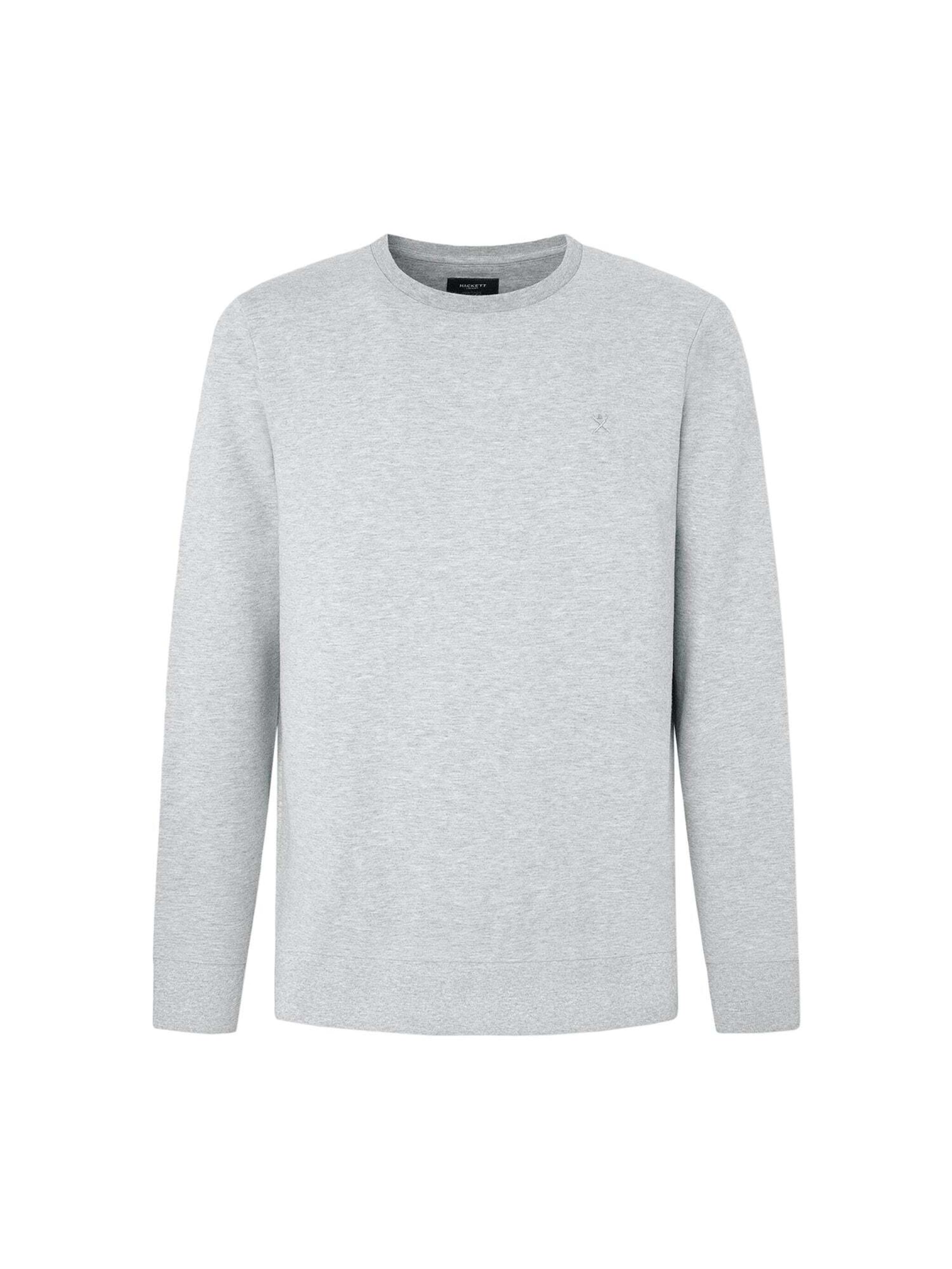 Hackett London Sweatshirt in Grijs: voorkant