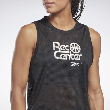 Reebok Sportovní top – černá