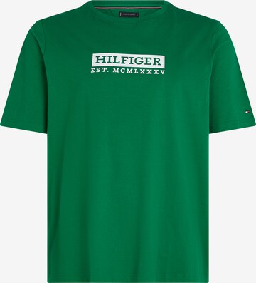Tommy Hilfiger Big & Tall T-Shirt in Grün: Vorderseite