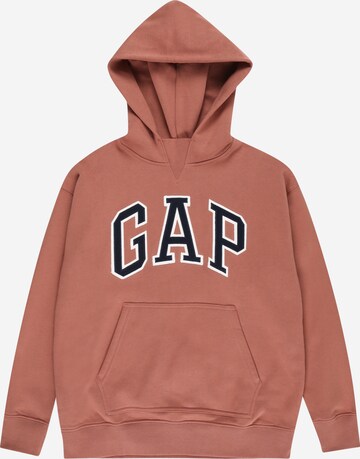 GAP Sweatshirt 'ARCH' in Bruin: voorkant