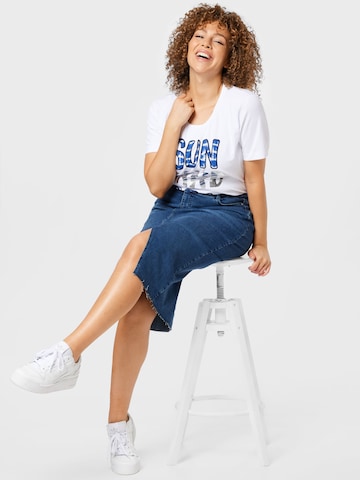 T-shirt 'VALZER' Persona by Marina Rinaldi en blanc