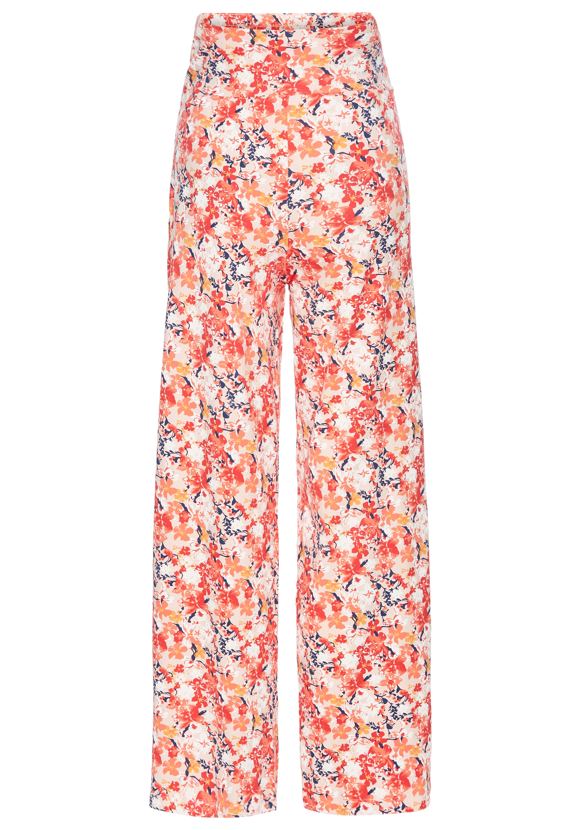 Neun Monate Wide Leg Hose in Mischfarben: Vorderseite