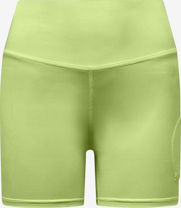 Born Living Yoga Skinny Workout Pants 'Volea' in Green: front