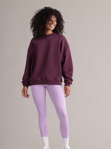 Hey Honey Sweatshirt 'Rise and Shine' in Lila