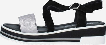 IGI&CO Strap Sandals in Black: front