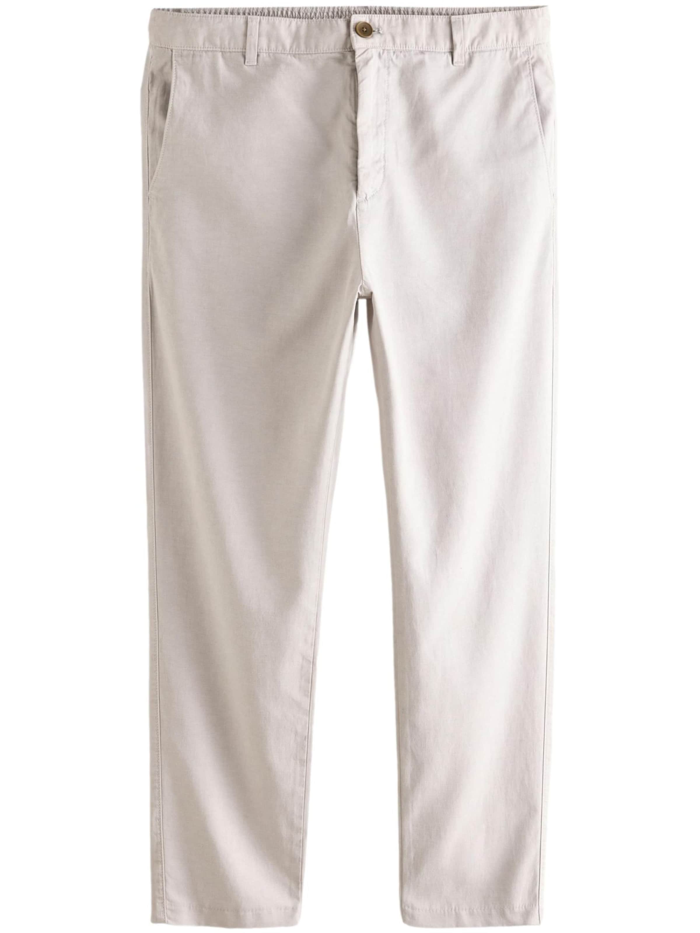 Next Slimfit Chinobyxa i grå: framsida