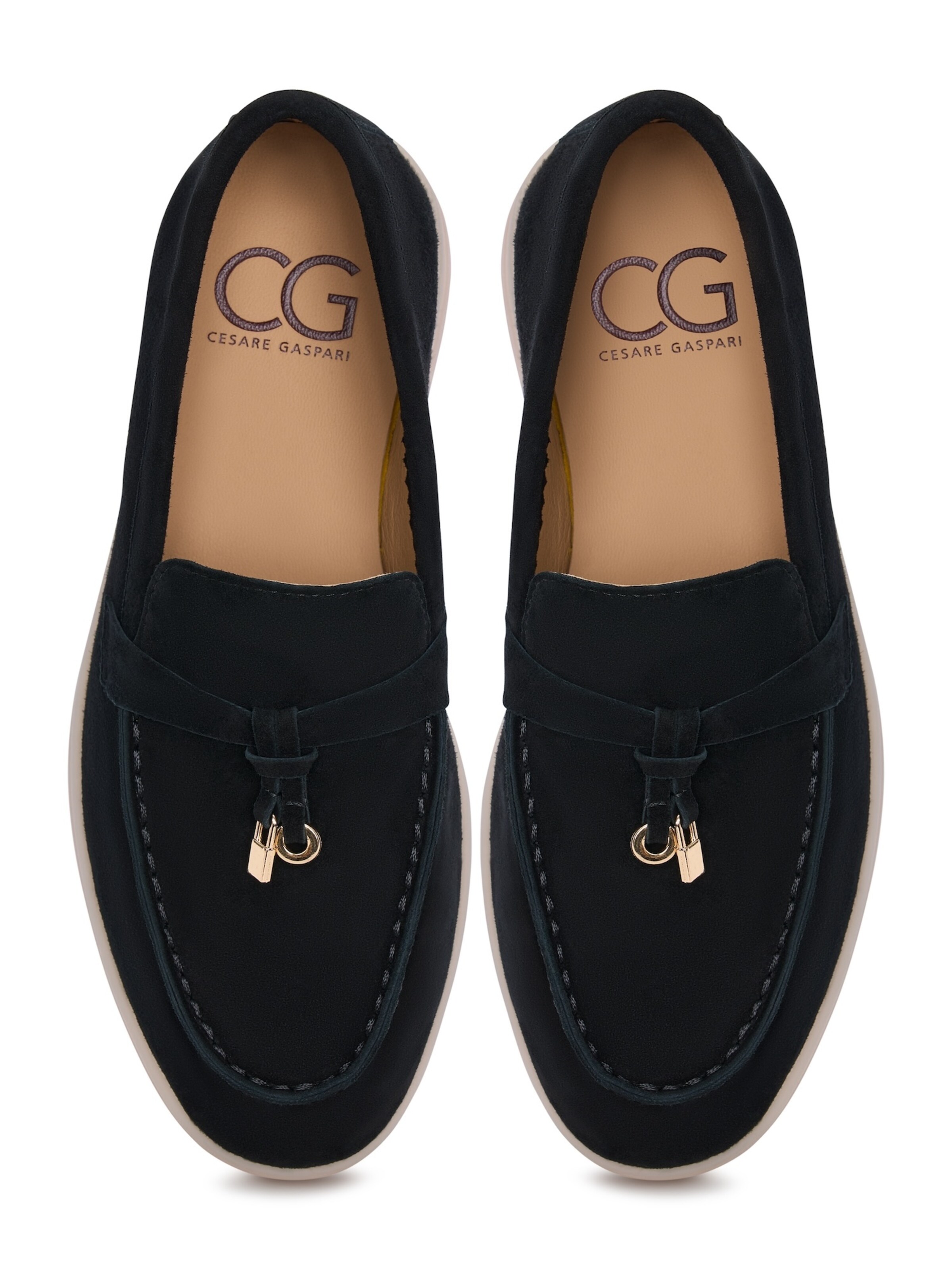 Mocassin CESARE GASPARI en noir