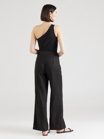 VILA Loose fit Pleat-front trousers 'JOLANDA' in Black