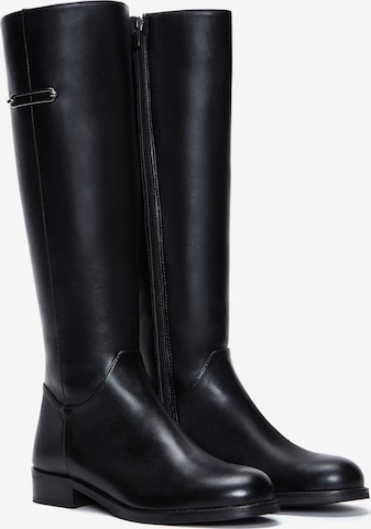 Derimod Over the Knee Boots in Black ABOUT YOU