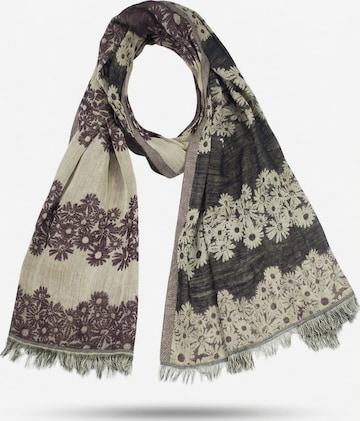 Sunsa Wrap 'Sunsa' in Brown: front