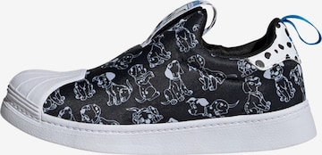 ADIDAS ORIGINALS Sneakers 'Disney 101 Dalmatians Superstar 360' in Zwart: voorkant