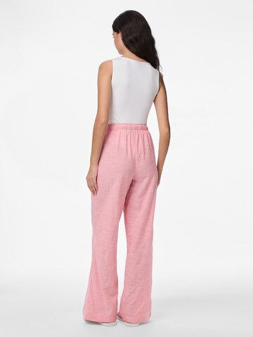 Wide leg Pantaloni 'PCApia' di PIECES in rosa