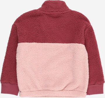 GAP Sweatshirt 'V-SHERPA LOGO QZ' i rosa