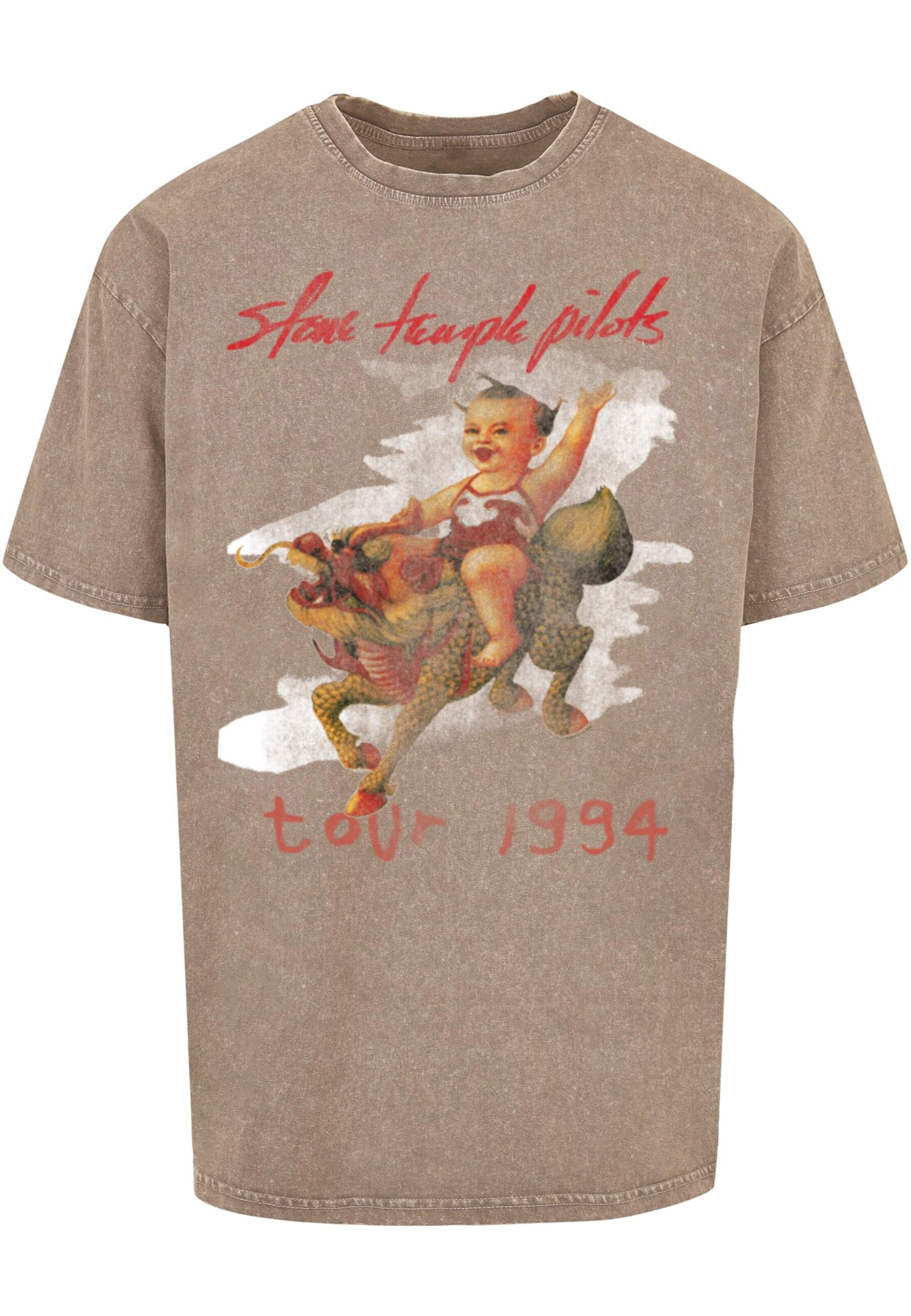 T-Shirt 'Stone Temple Pilots - Tour 94' Merchcode en marron : devant