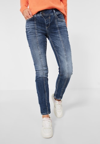 STREET ONE Slimfit Jeans in Blau: predná strana