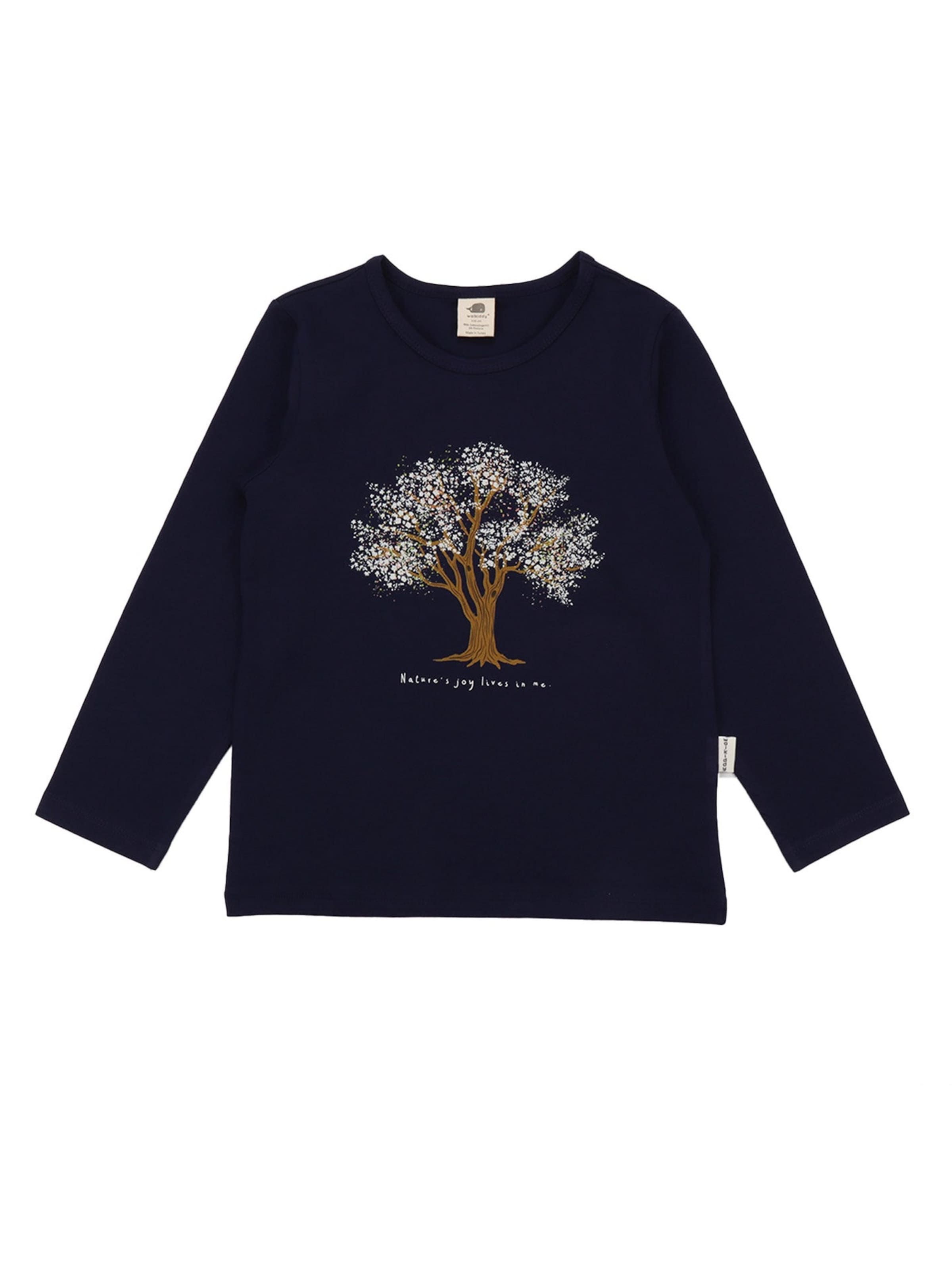 Walkiddy Shirt 'Walkiddy - Happy Hoopoes Shirt'‌‌‌‌‌‌‌‌ in navy, Produktansicht