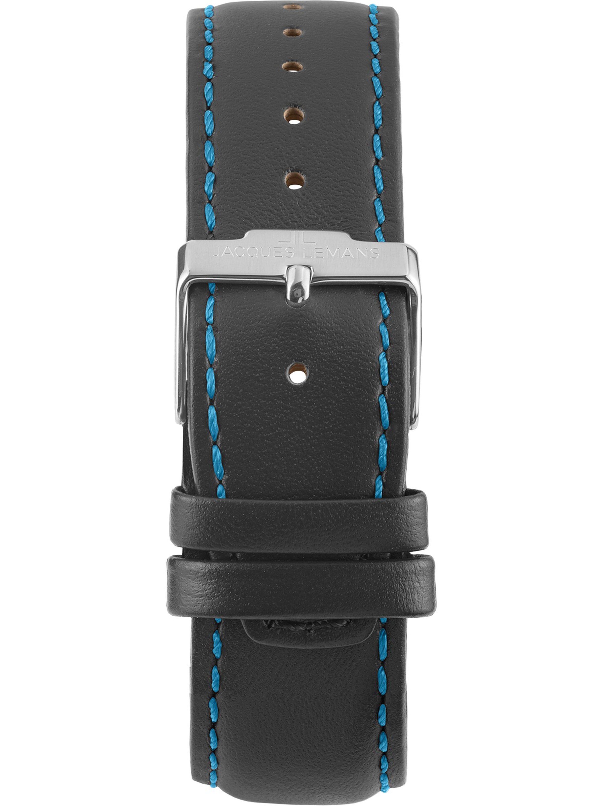 Jacques Lemans Analoguhr in Schwarz