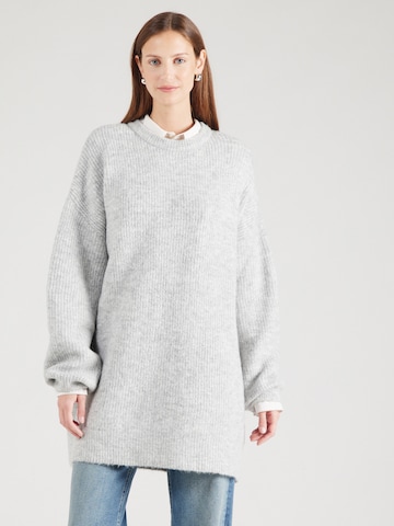 ABOUT YOU Oversized Sweater 'Mina' in Grey: front