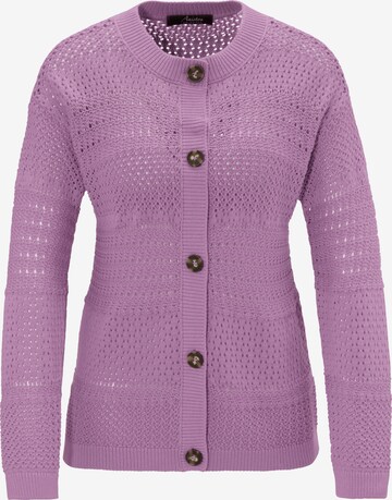 Aniston SELECTED Knit Cardigan in Purple: front