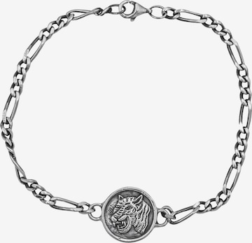 Haze&Glory Armband 'Tiger' in Zilver: voorkant