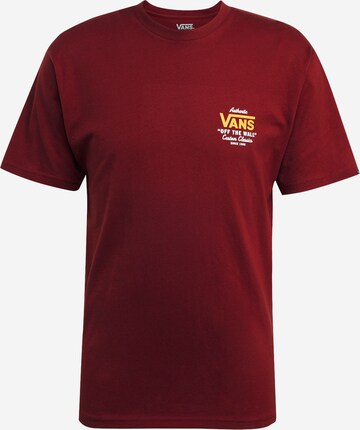 Tricou 'HOLDER CLASSIC' de la VANS pe roșu: față