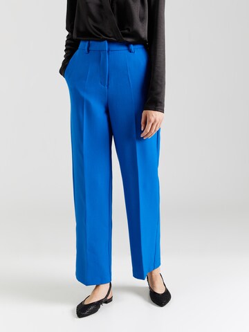 Wide Leg Pantalon à plis 'YASLIKKA' YAS en bleu : devant