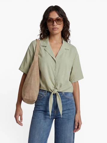 JDY Blouse 'JDYCAYA' in Groen: voorkant