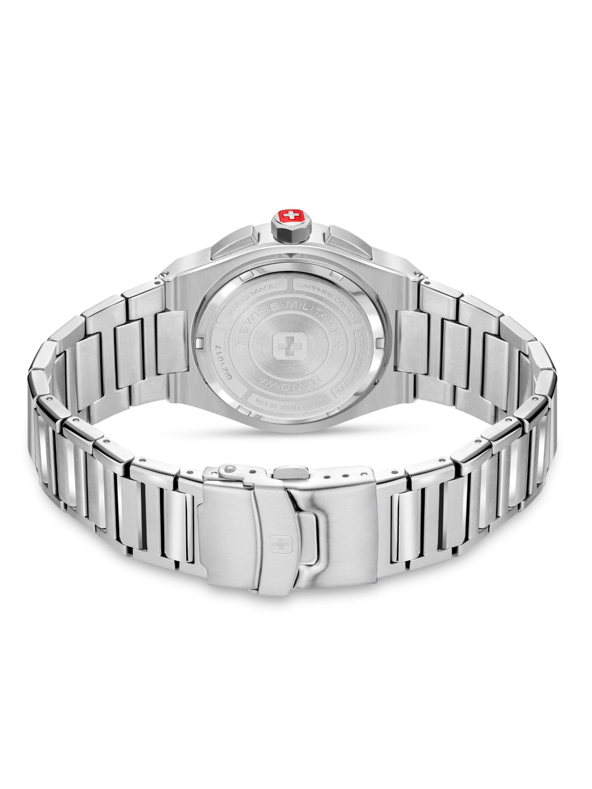 SWISS MILITARY HANOWA Analog watch 'Sidewinder' in Silver