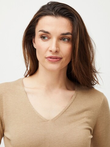 PULZ Jeans - Pullover ' SARA ' em bege