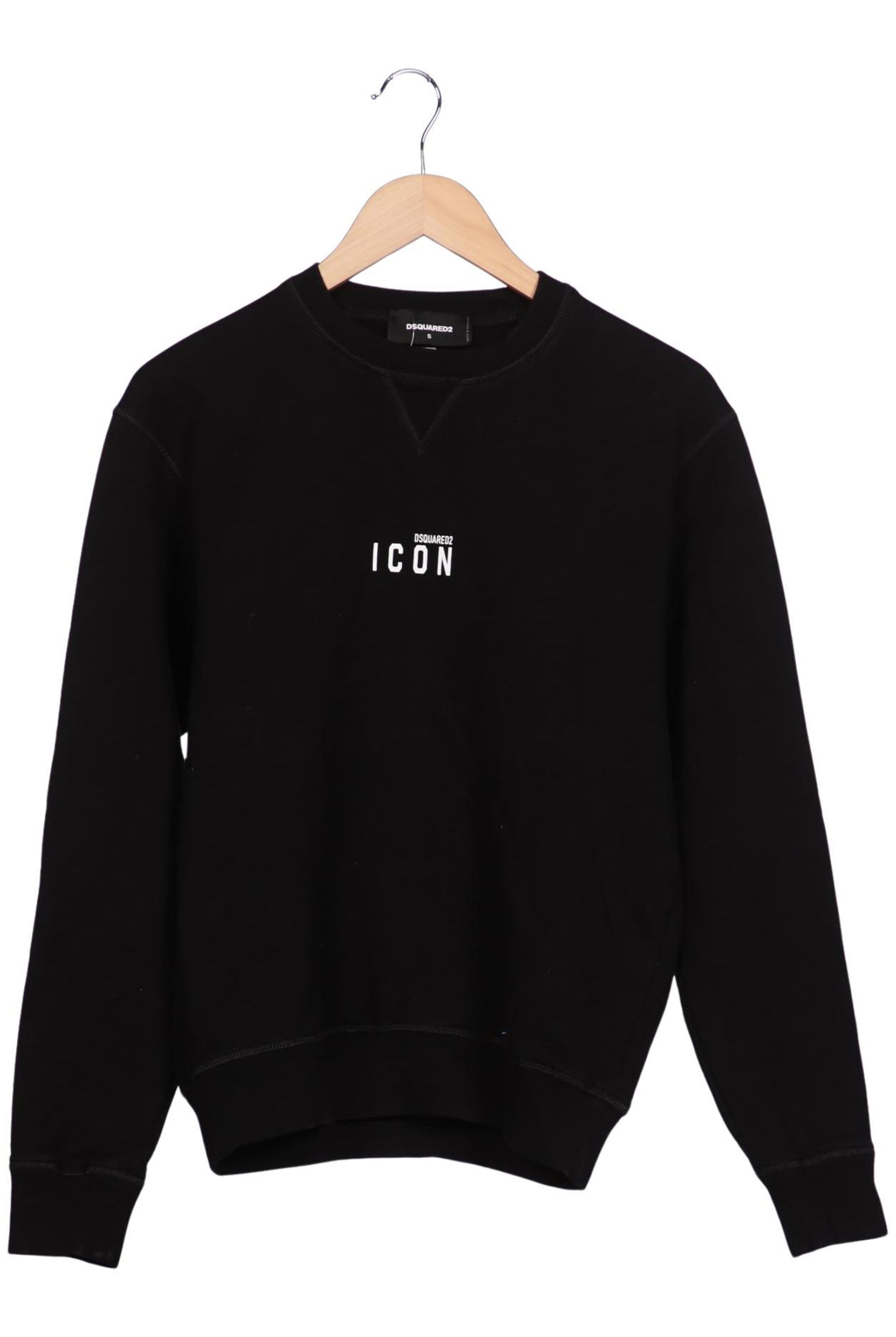 DSQUARED2 Sweatshirt & Zip-Up Hoodie in S in Black: front