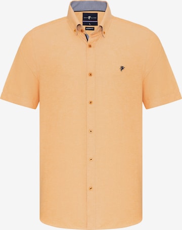 DENIM CULTURE Regular fit Button Up Shirt ' MARCUS ' in Orange: front