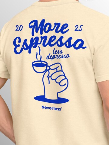 Neverless Shirt 'More Espresso' in Beige