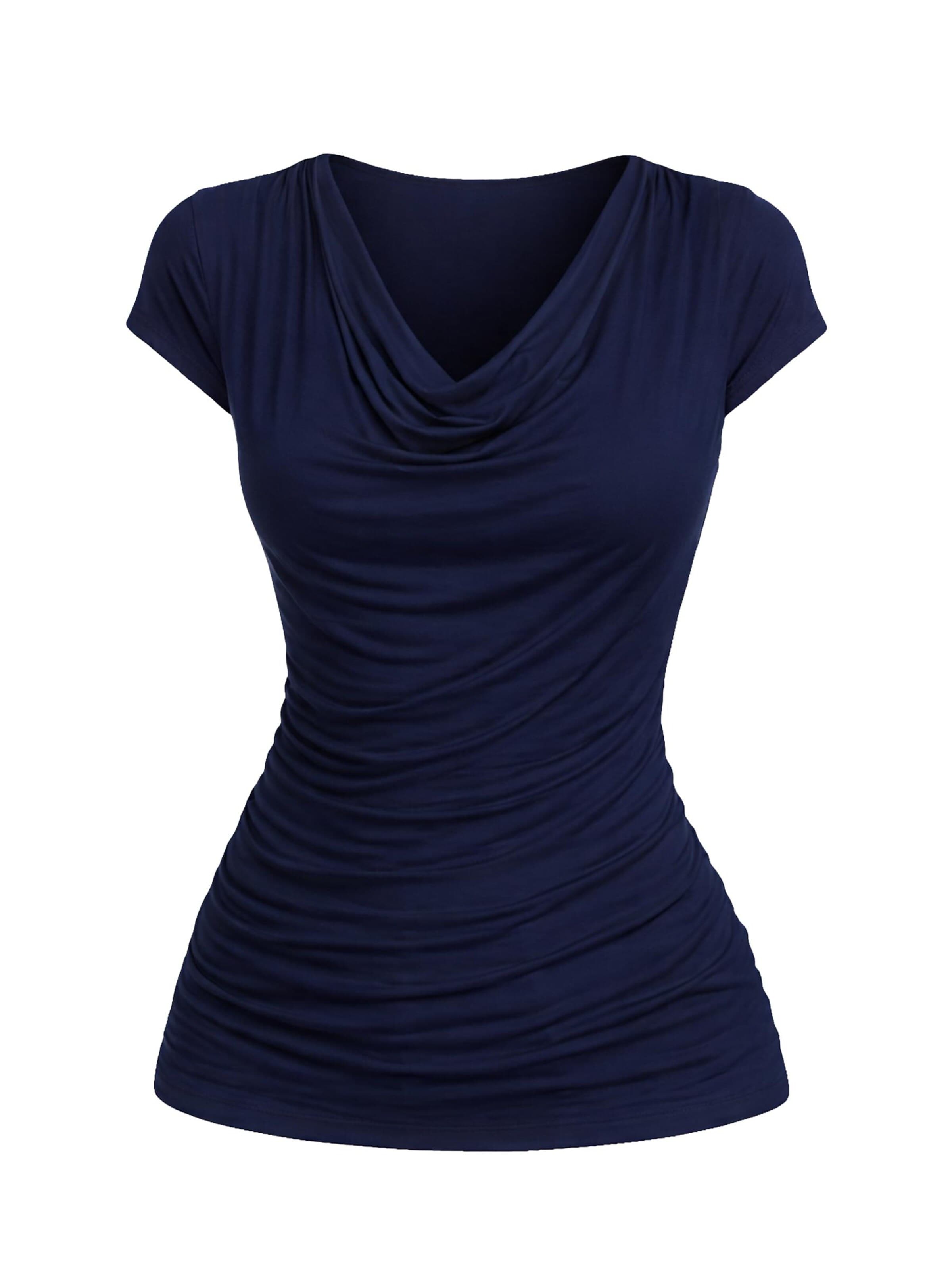 REGINA FASHION Blouse 'Wave Blouse' in Blauw: voorkant