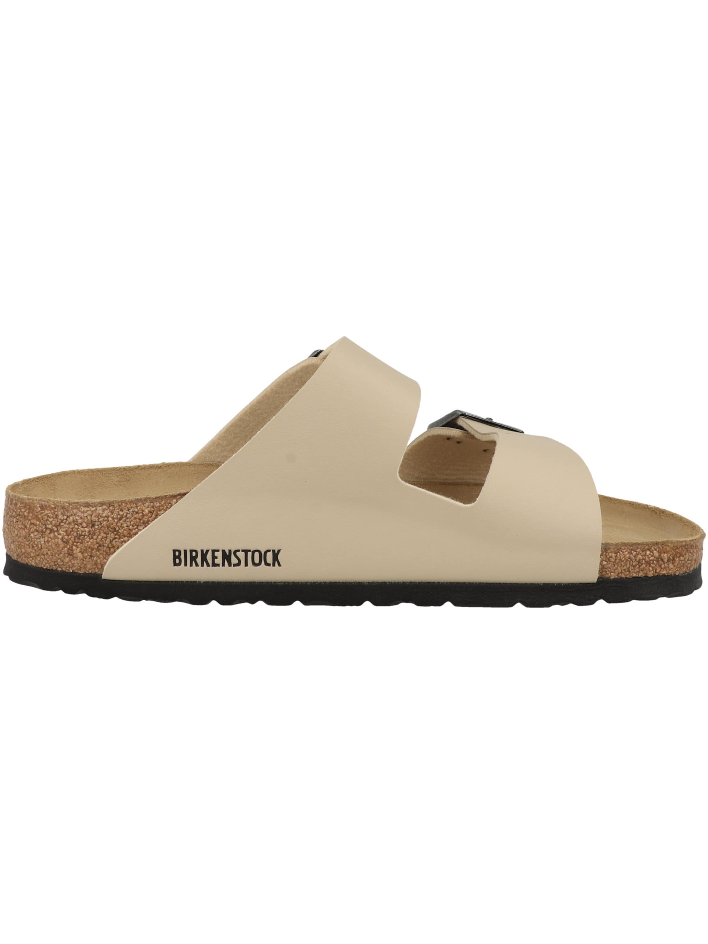 Mule ' Arizona' BIRKENSTOCK en beige : sur le côté