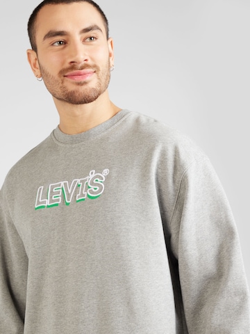 LEVI'S ® Sweatshirt 'Relaxd Graphic Crew' in Grau