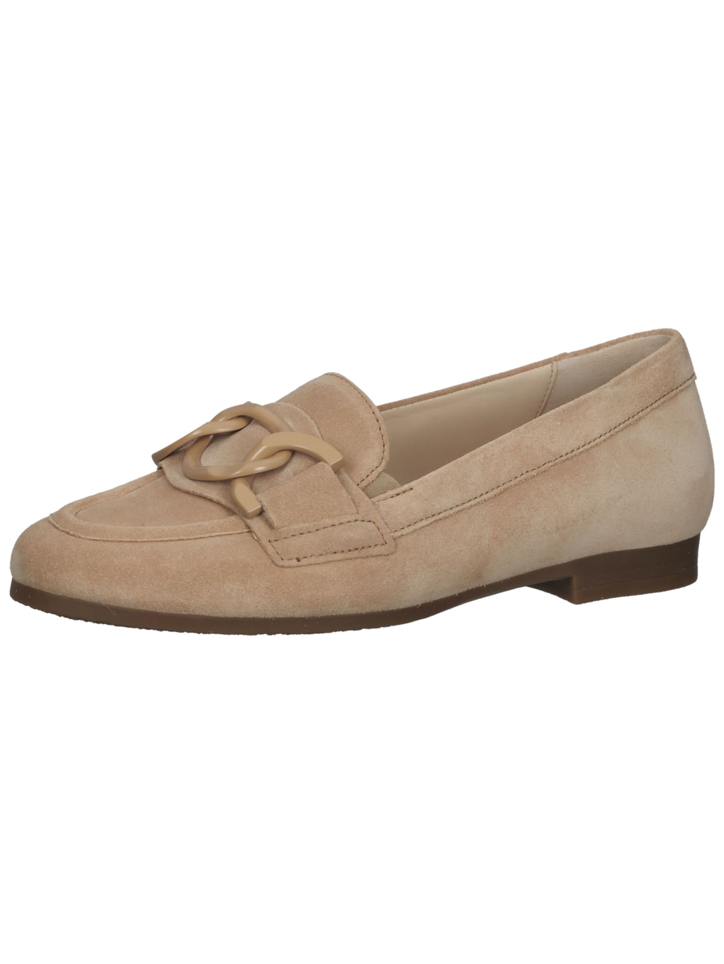 GABOR Instappers in Beige: voorkant
