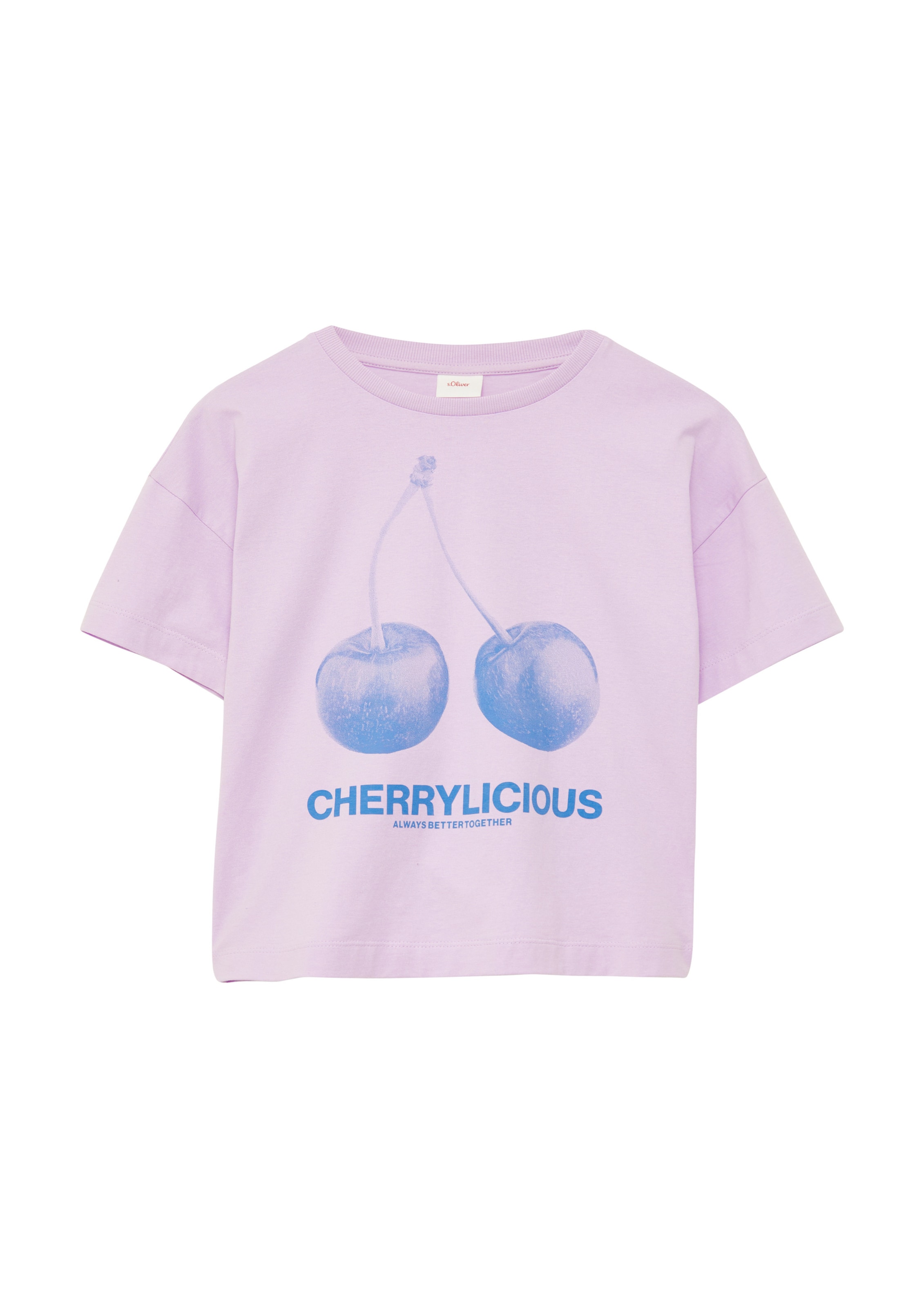 s.Oliver Koszulka w kolorze fioletowy: przód