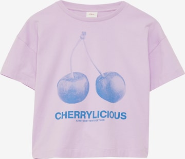 s.Oliver T-Shirt in Lila: Vorderseite