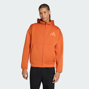 ADIDAS SPORTSWEAR Sweatvest 'Z.N.E.' in Oranje: voorkant