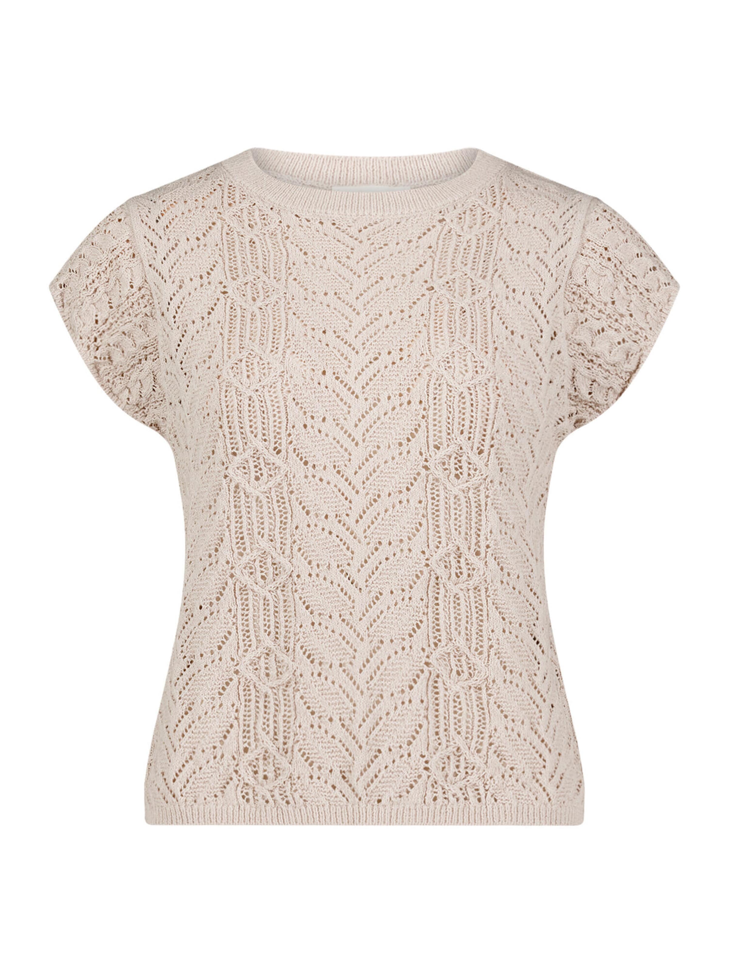 Cartoon Sweater in Beige: front