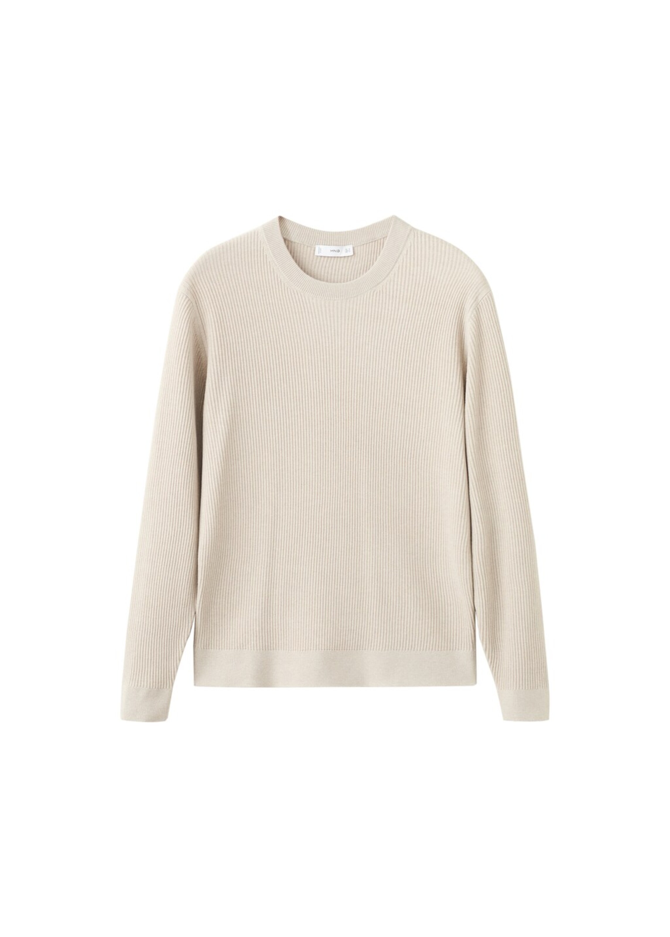 MANGO MAN Sweater 'Antigua' in Beige: front