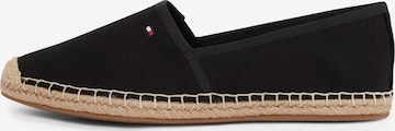 TOMMY HILFIGER - Alpargatas en negro: frente