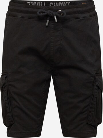 ALPHA INDUSTRIES Regular Shorts in Schwarz: predná strana