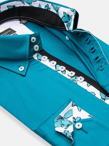 Slim fit Camicia business di 7Camicie in verde