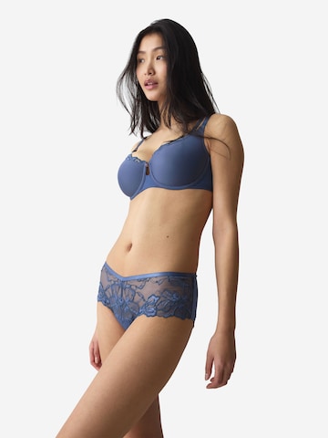 Slip ' Wild Gardenia Florale ' TRIUMPH en bleu : devant