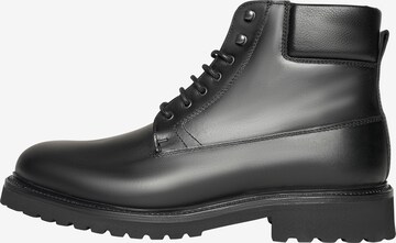 Henry Stevens Lace-Up Boots 'Barkley TB' in Black